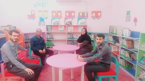بازدید کارشناس استان از کتابخانه